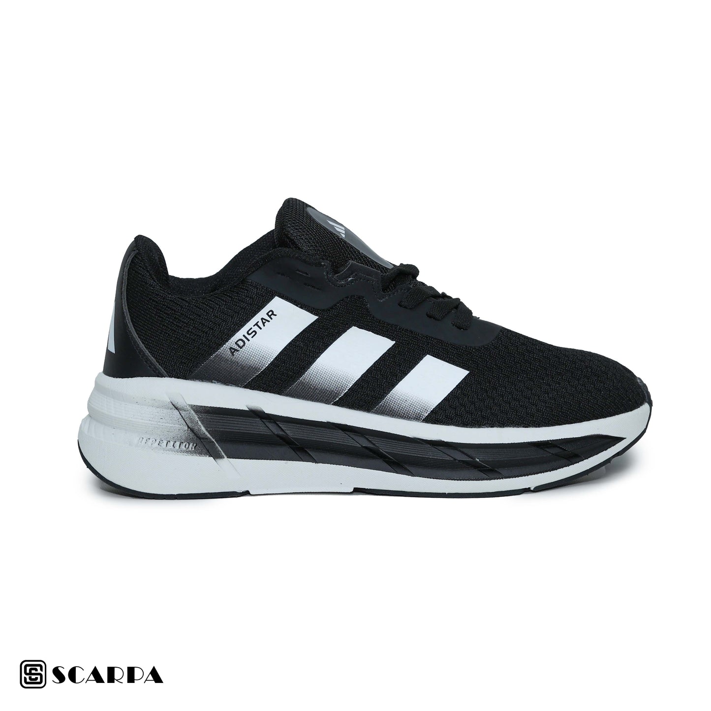 New comfortable Fashion Sneakers with BLACK Color ,Scarpa Model ADI STAR