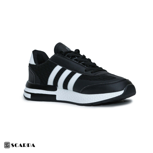 New comfortable Fashion Sneakers with BLACK &WHITE  Color ,Scarpa Model ADI ZX2 500