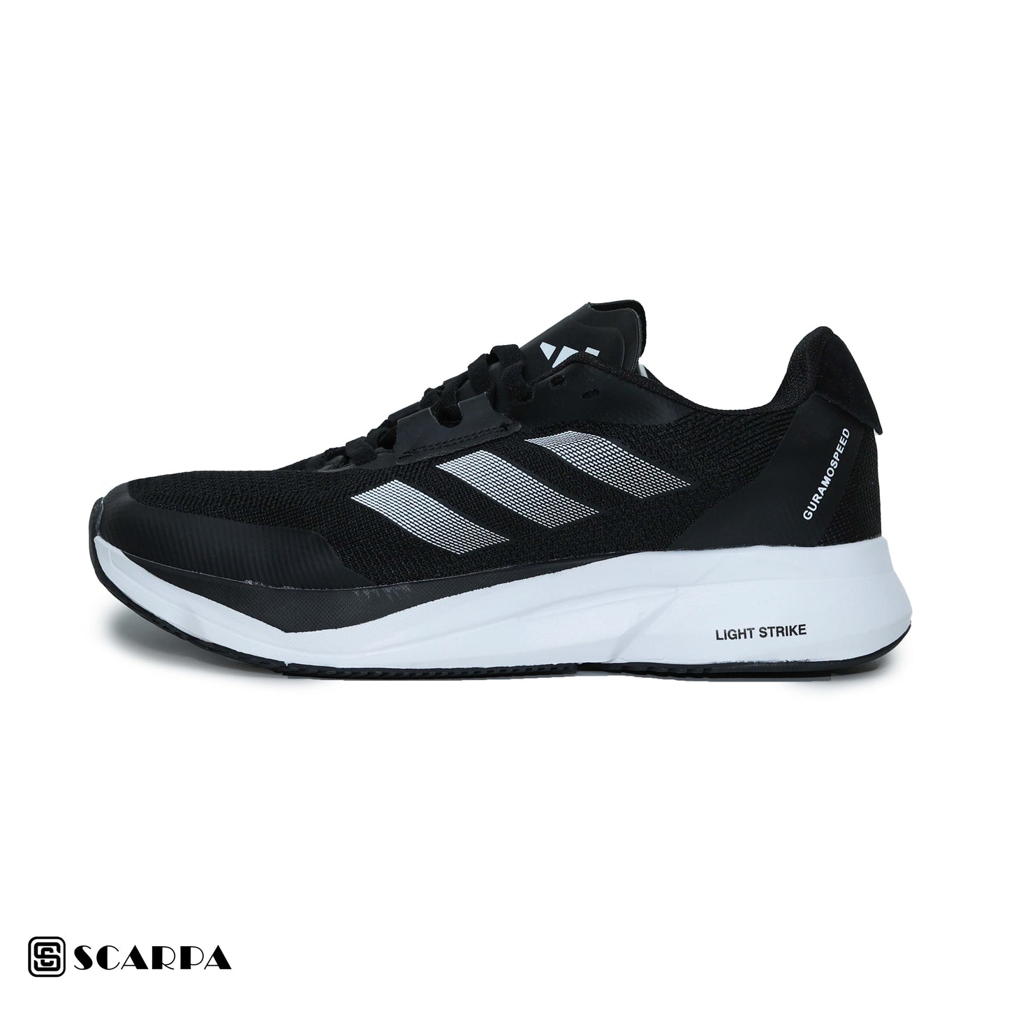 New comfortable Fashion Sneakers with BLACK &WHITE  Color ,Scarpa Model ADI GURAMO