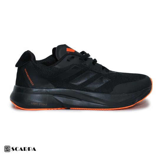 New comfortable Fashion Sneakers with BLACK Color ,Scarpa Model ADI GURAMO