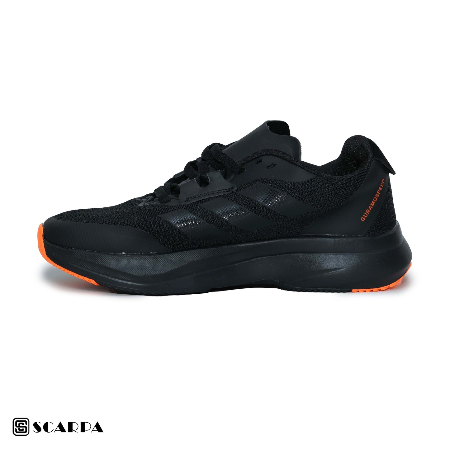 New comfortable Fashion Sneakers with BLACK Color ,Scarpa Model ADI GURAMO