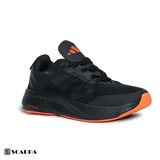 New comfortable Fashion Sneakers with BLACK Color ,Scarpa Model ADI GURAMO