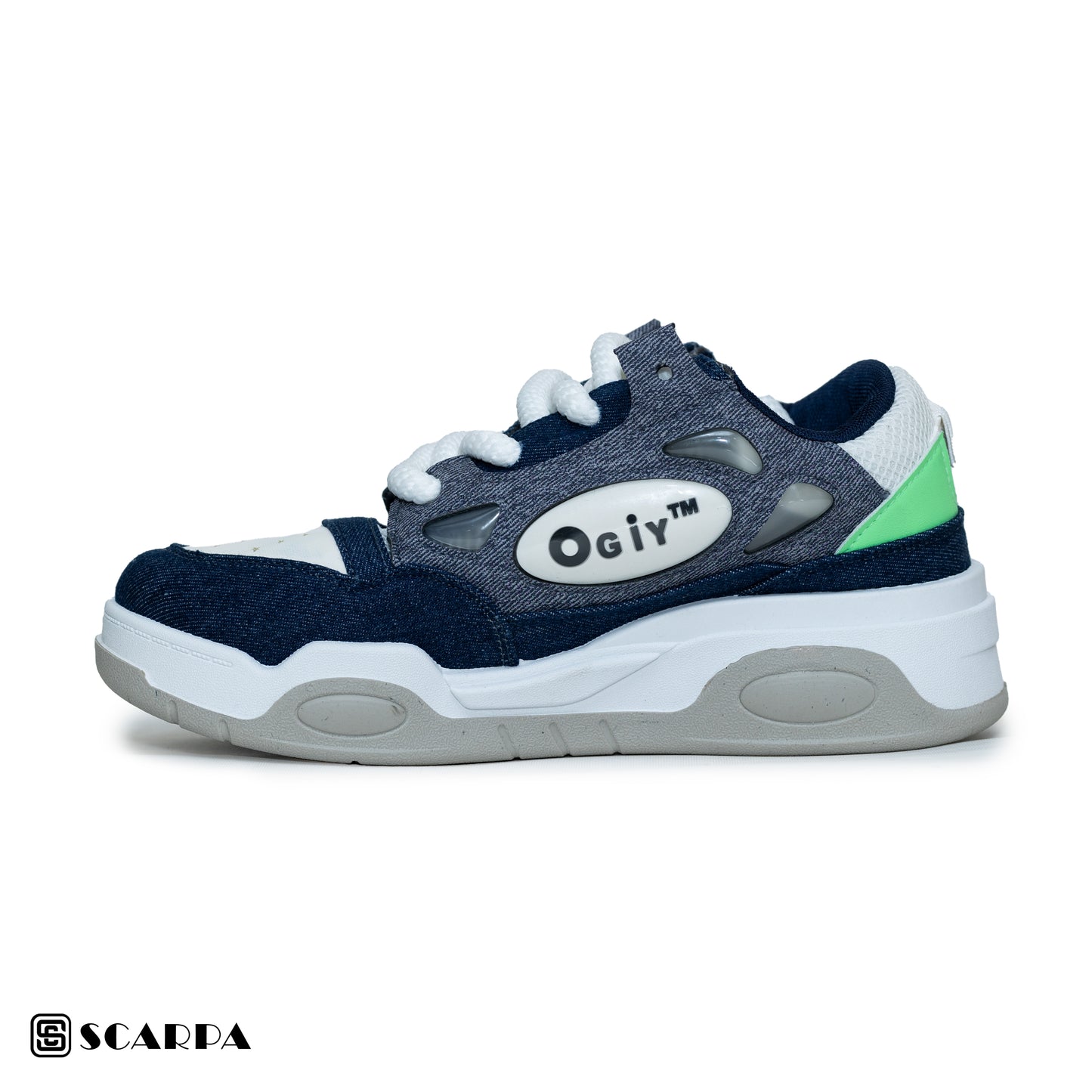 Scarpaa Comfartable Fashion Men Sneakers model OG 17 BLUE/GRAY
