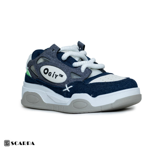 Scarpaa Comfartable Fashion Men Sneakers model OG 17 BLUE/GRAY