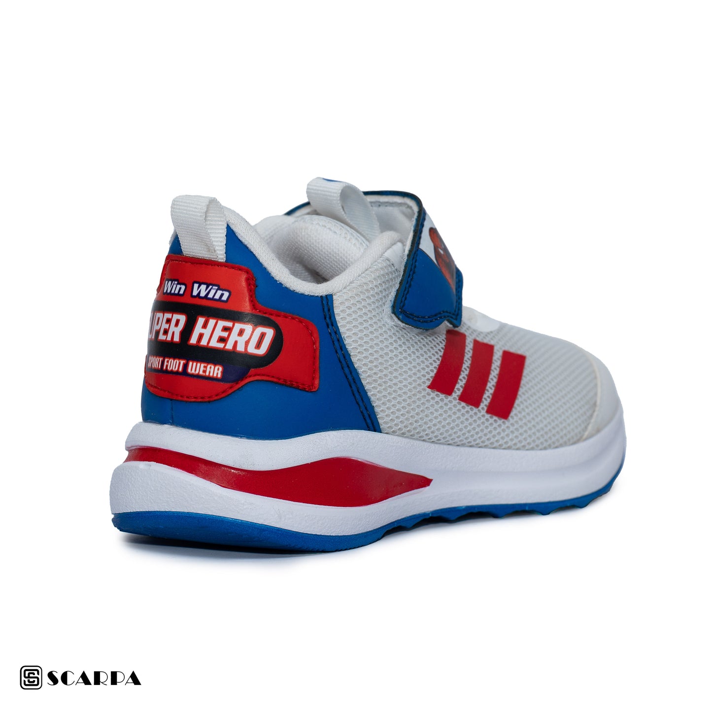 Scarpaa Comfartable Fashion KIDS Sneakers model kids R7500-WHITE