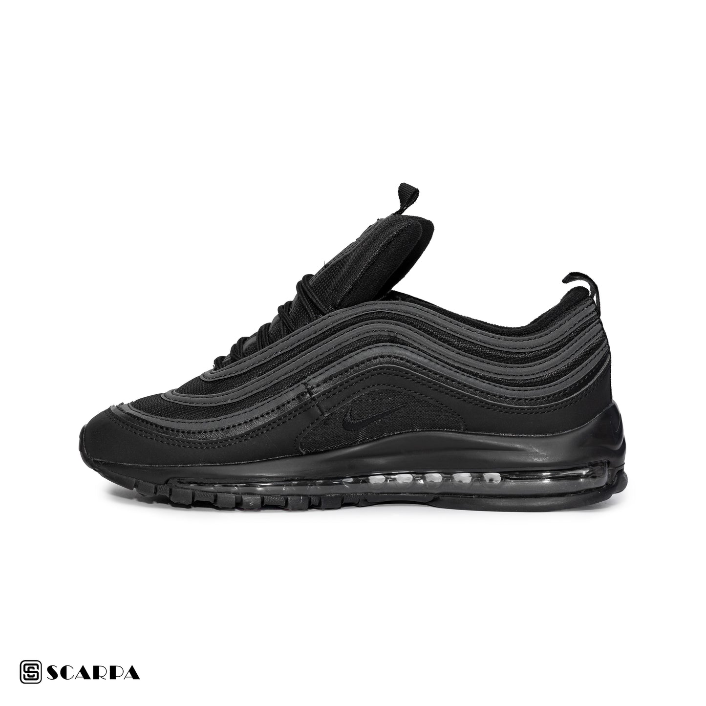 New comfartable Fashion Sneakers with BLACK Color ,Scarpa Model AIRMAX 97