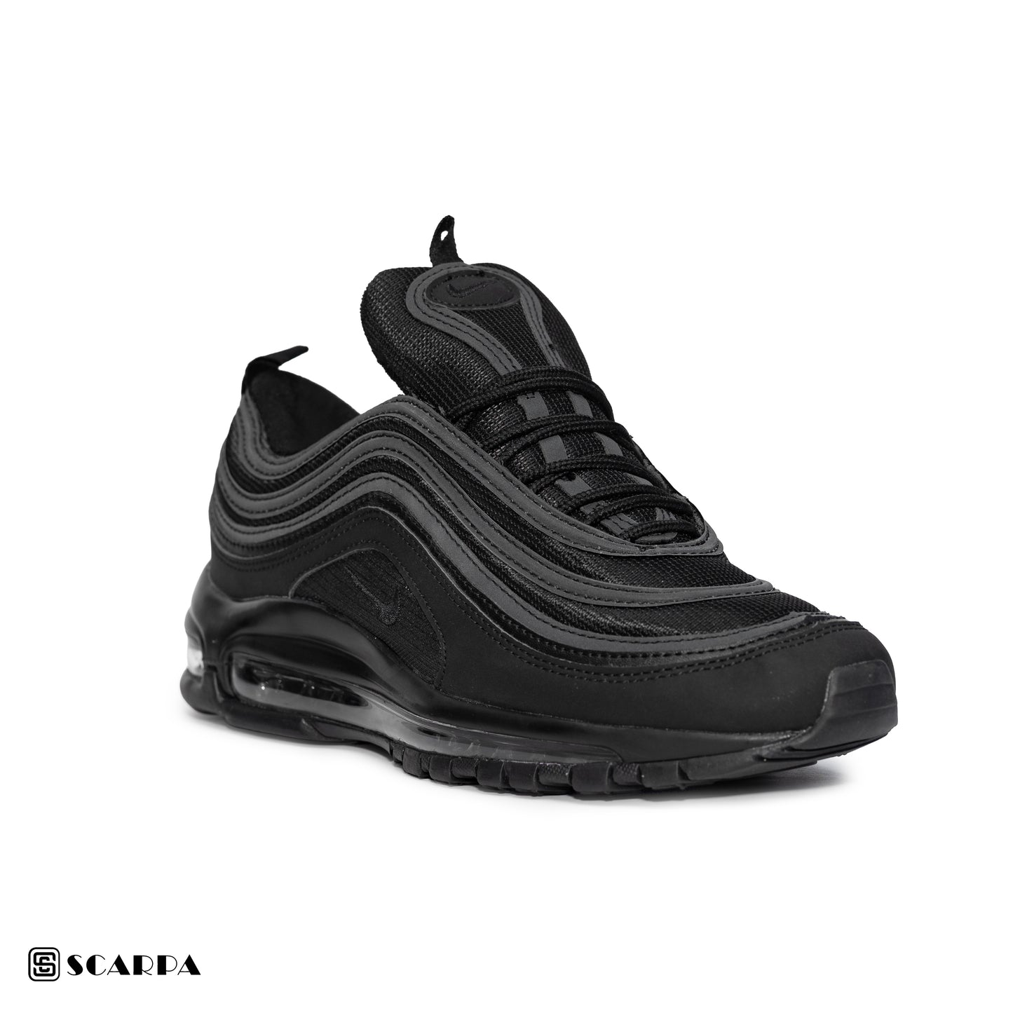 New comfartable Fashion Sneakers with BLACK Color ,Scarpa Model AIRMAX 97