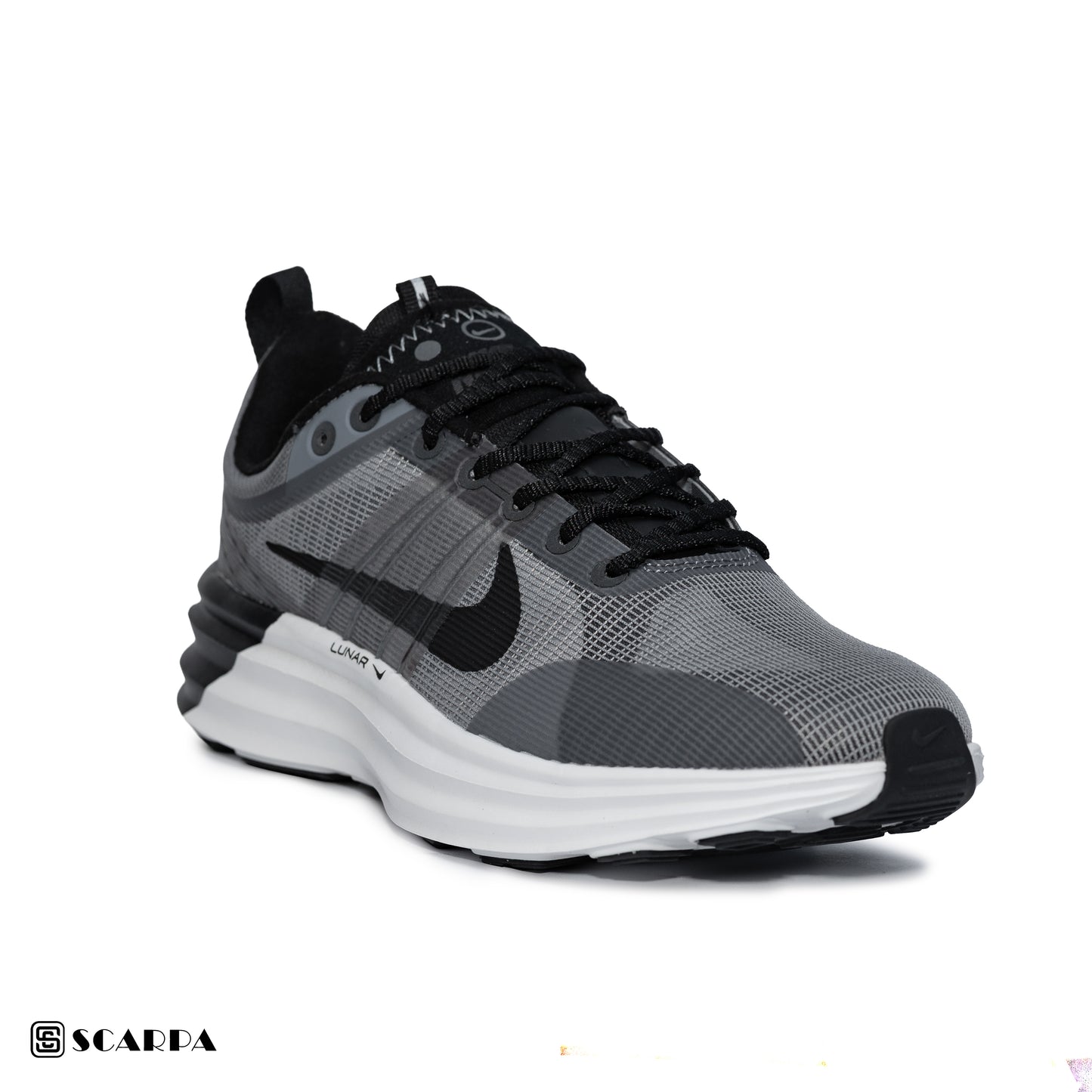 New comfartable Fashion Sneakers with GRAY Color ,Scarpa Model NIKE LUNAR