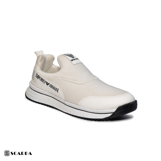 Scarpaa Comfartable Fashion Men's Fashion Sneaker -Durable Rubber WHITE Color V E3