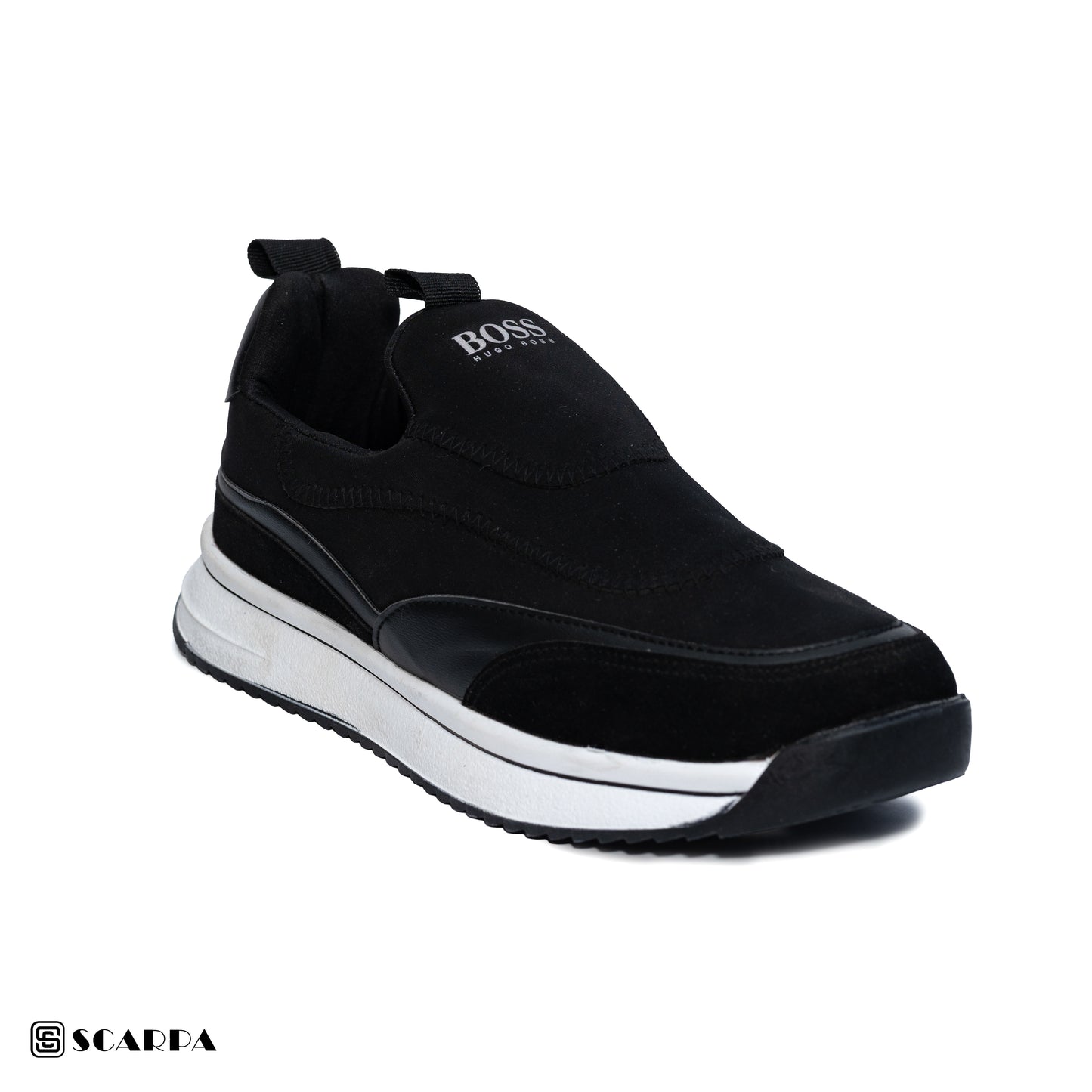 Scarpaa Comfartable Fashion Men's Fashion Sneaker -Durable Rubber Black Color V B3