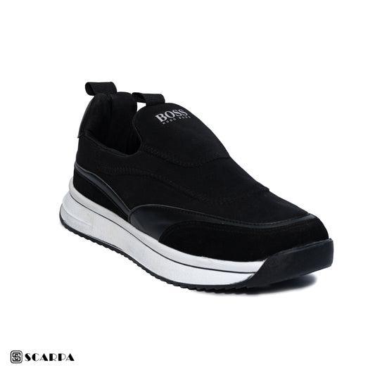 Scarpaa Comfartable Fashion Men's Fashion Sneaker -Durable Rubber Black Color V B3