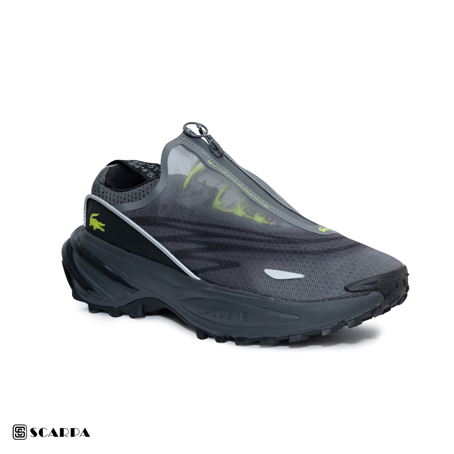 New comfartable Fashion Sneakers with BLACK&LIMON Color ,Scarpa Model LACOSTE MIROR