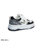 Scarpaa Comfartable Fashion KIDS Sneakers model  S-207-WHITE&BLACK