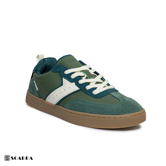 New comfartable Fashion Sneakers with olive Color ,Scarpa Model PULL & BEAR