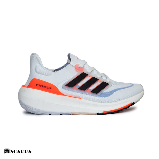 New comfartable Fashion Sneakers with WHITE&RED  Color ,Scarpa Model ULTRA BOOST- MIRROR