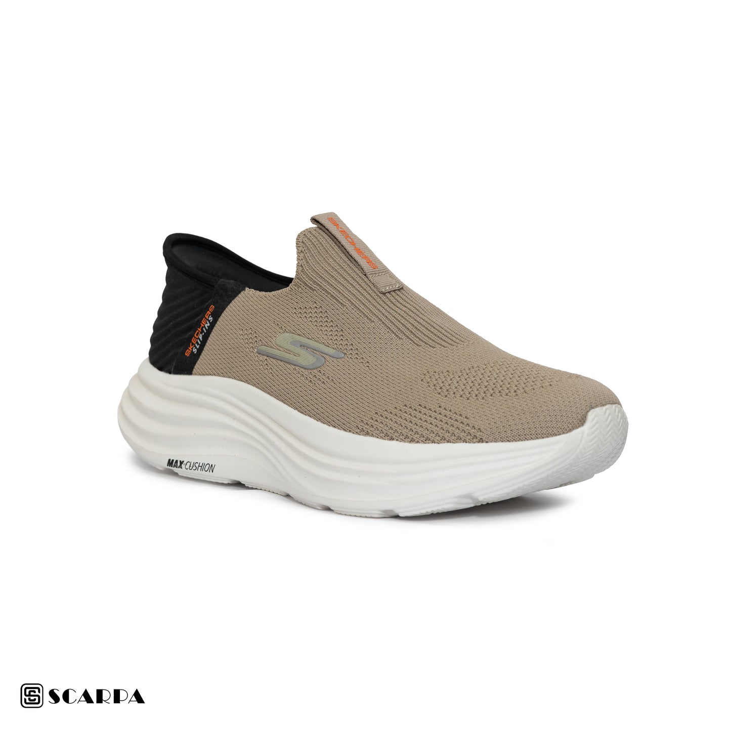 New comfartable Men's Skechers with BEIGE Color ,Model  SC MAX 3