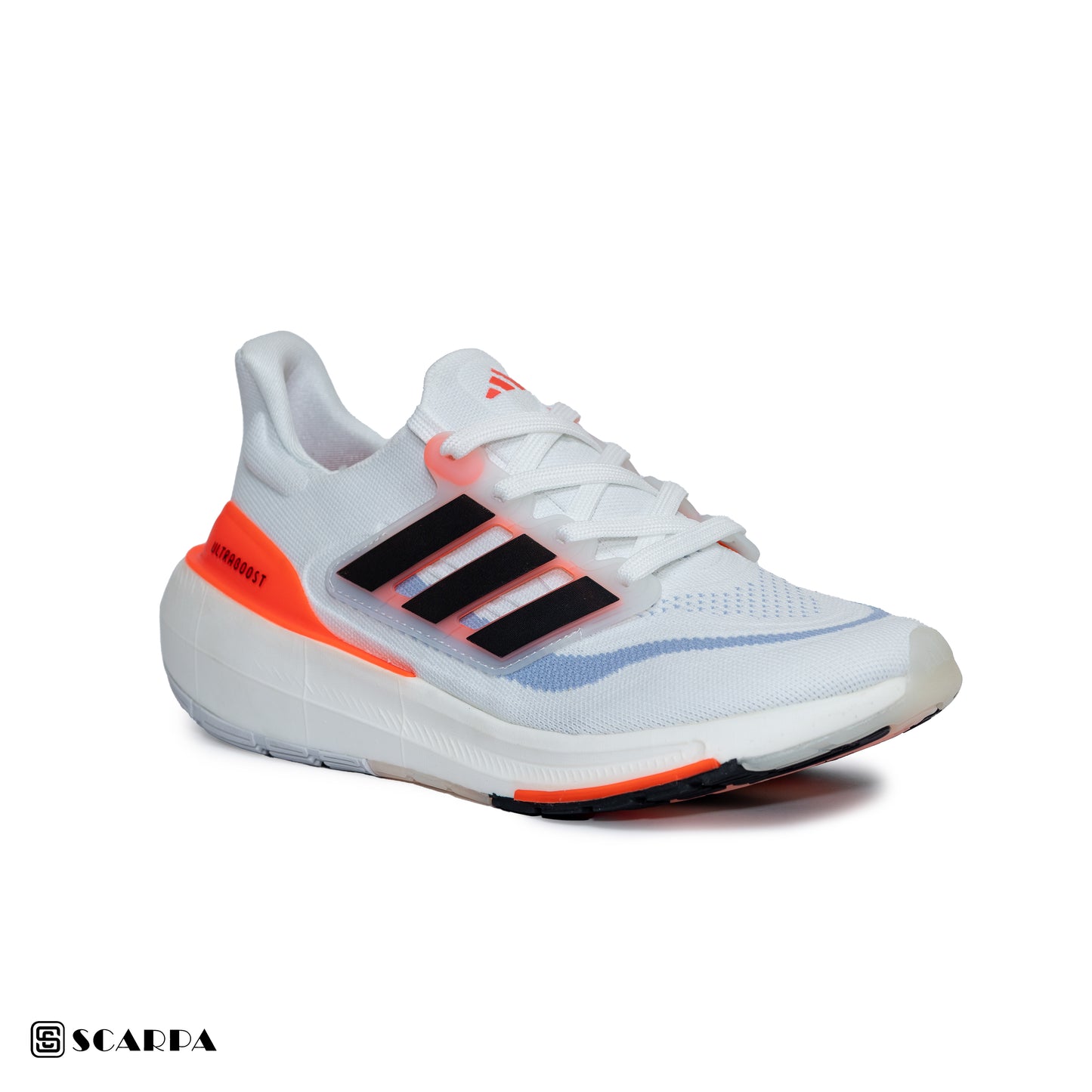 New comfartable Fashion Sneakers with WHITE&RED  Color ,Scarpa Model ULTRA BOOST- MIRROR