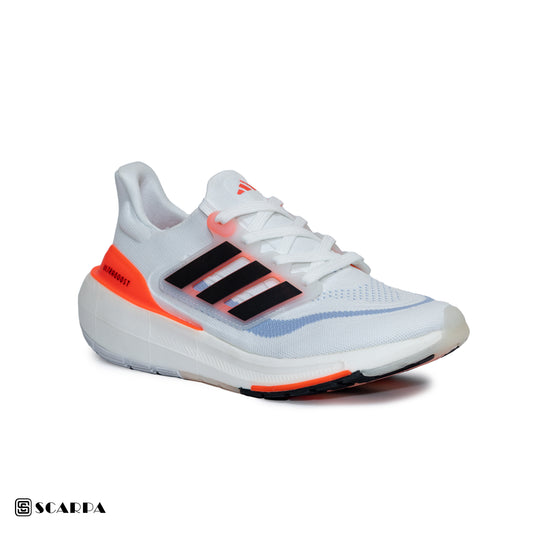 New comfartable Fashion Sneakers with WHITE&RED  Color ,Scarpa Model ULTRA BOOST- MIRROR