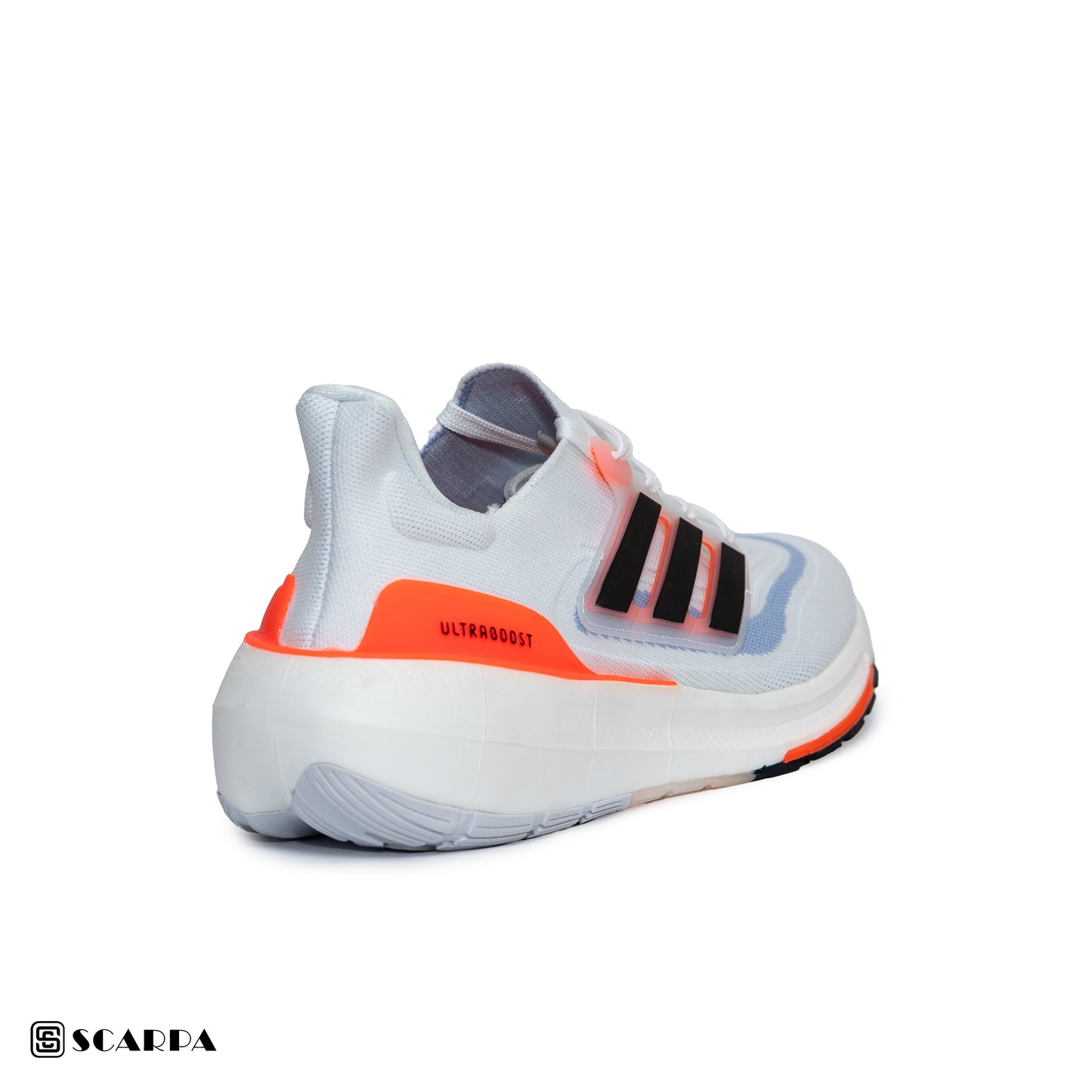 New comfartable Fashion Sneakers with WHITE&RED  Color ,Scarpa Model ULTRA BOOST- MIRROR