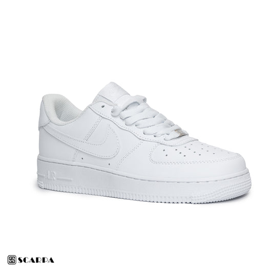 New comfartable Fashion Sneakers with WHITE Color ,Scarpa Model AIR FORCE