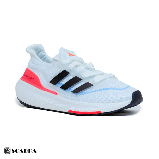 New comfartable Fashion Sneakers with WHITE&RED  Color ,Scarpa Model ULTRA BOOST