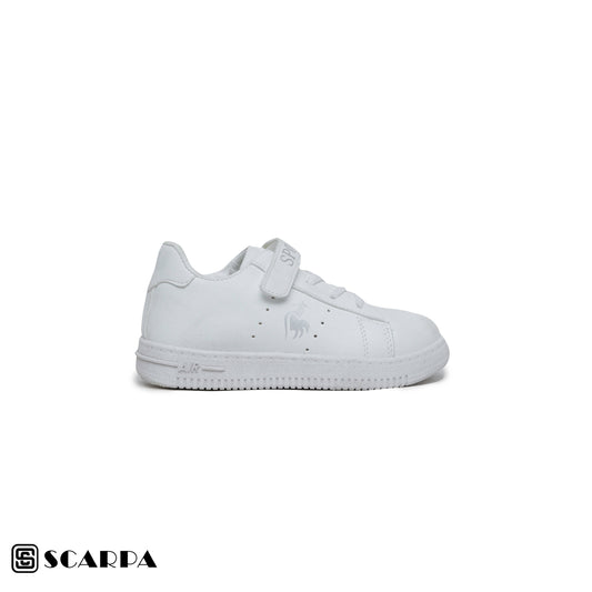 Scarpaa Comfartable Fashion KIDS Sneakers model kids7327-WHITE&GRAY