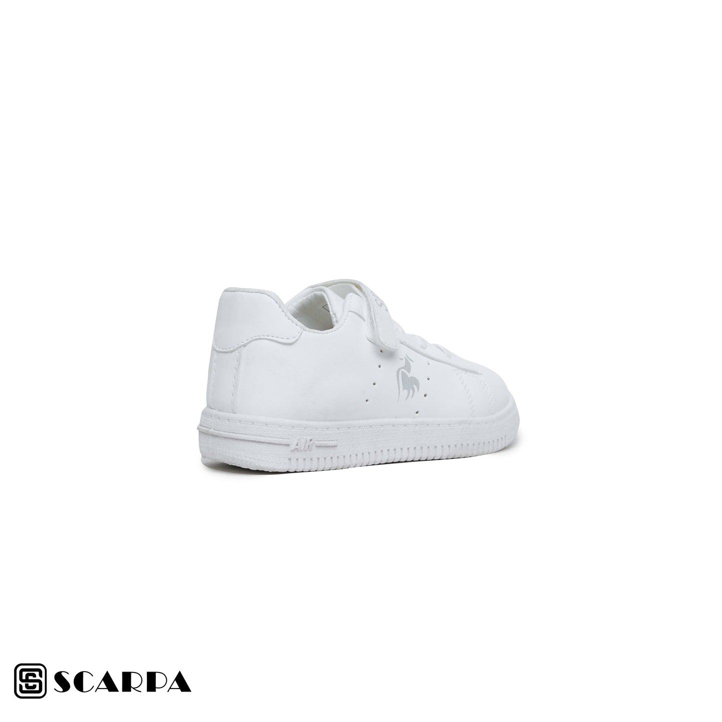 Scarpaa Comfartable Fashion KIDS Sneakers model kids7327-WHITE&GRAY