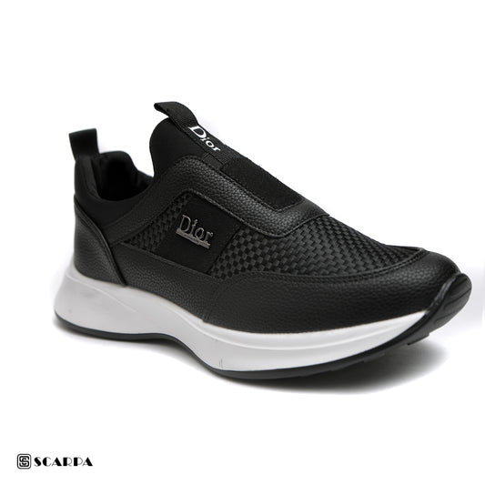 Scarpaa Comfartable Fashion Men's Fashion Sneaker -Durable Rubber BLACK Color YS 60