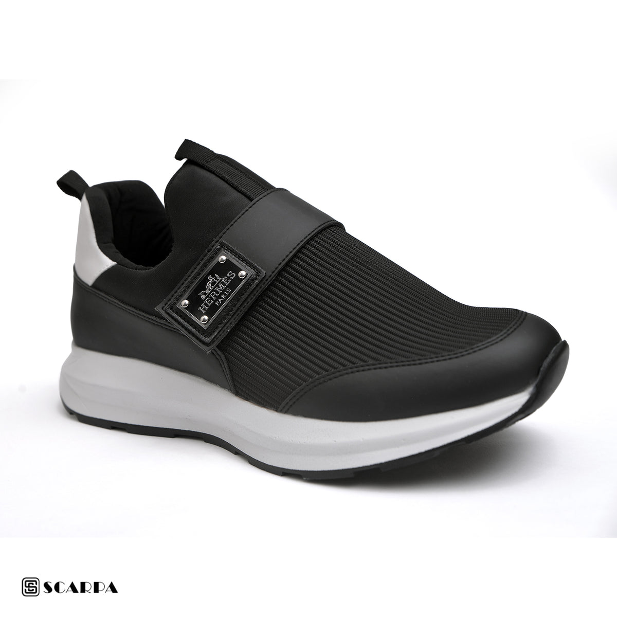 Scarpaa Comfartable Fashion Men's Fashion Sneaker -Durable Rubber Black Color V X40