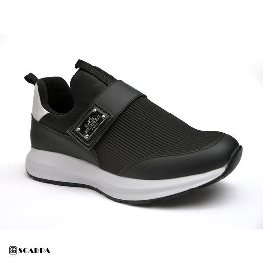 Scarpaa Comfartable Fashion Men's Fashion Sneaker -Durable Rubber Black Color V X40