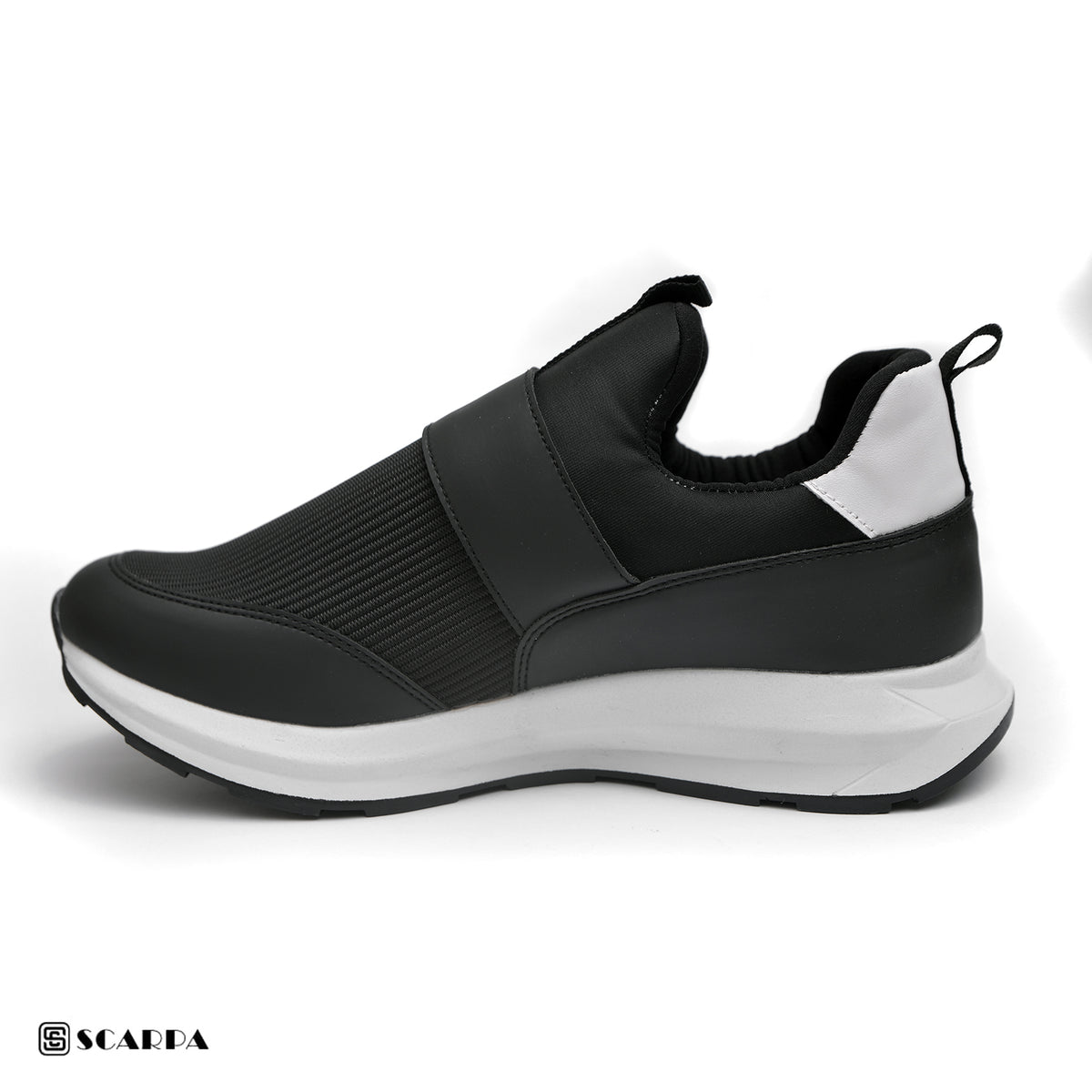 Scarpaa Comfartable Fashion Men's Fashion Sneaker -Durable Rubber Black Color V X40