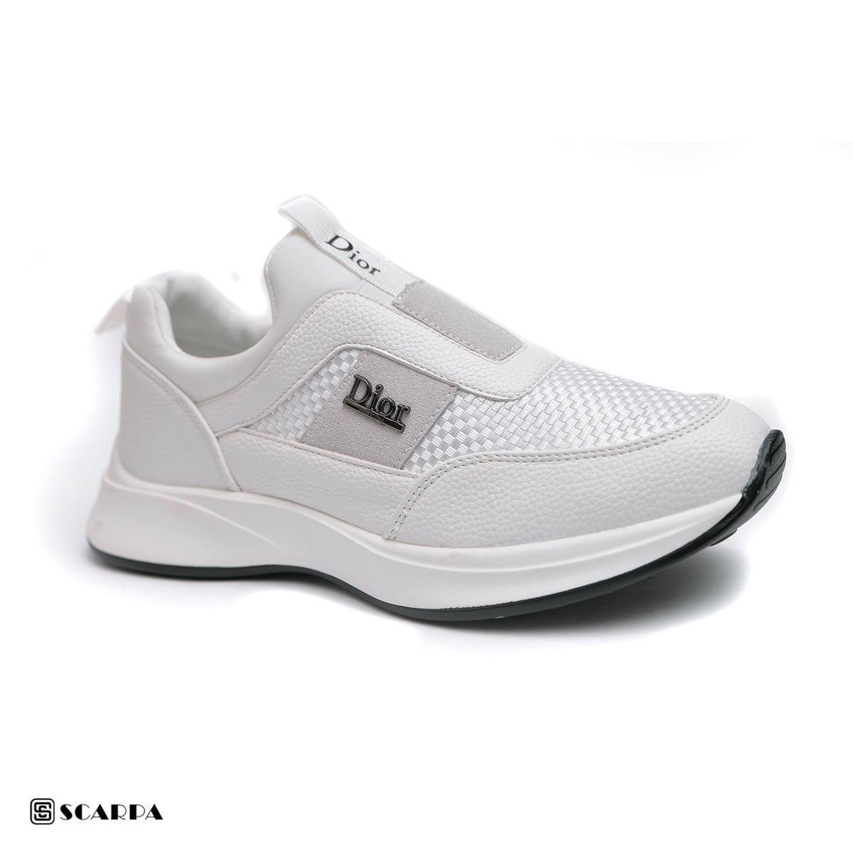 Scarpaa Comfartable Fashion Men's Fashion Sneaker -Durable Rubber WHITE Color YS 60
