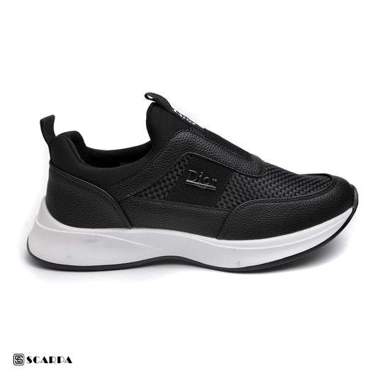 Scarpaa Comfartable Fashion Men's Fashion Sneaker -Durable Rubber BLACK Color YS 60