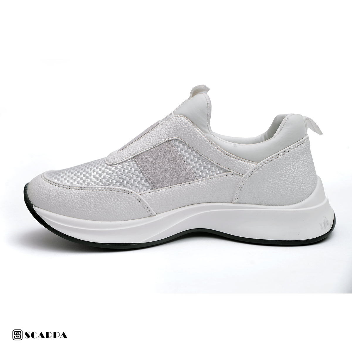 Scarpaa Comfartable Fashion Men's Fashion Sneaker -Durable Rubber WHITE Color YS 60