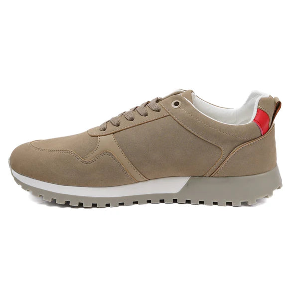 Scarpaa Comfartable Fashion Men Sneakers model  V822 BEIGE 2