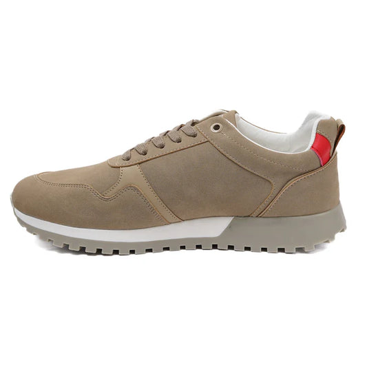 Scarpaa Comfartable Fashion Men Sneakers model  V822 BEIGE 2