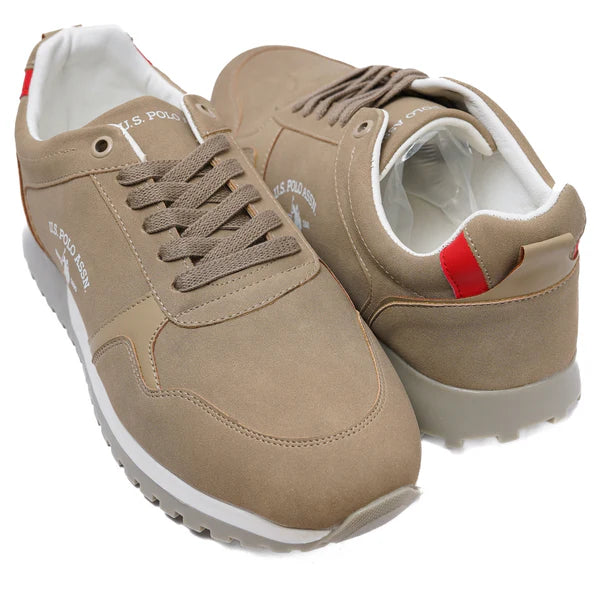 Scarpaa Comfartable Fashion Men Sneakers model  V822 BEIGE 2