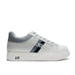WHITE&GRAY Mesh-Textile Side-Logo Lace-up Running Athletic Shoes for Women ,Scarpa Model  CCB02